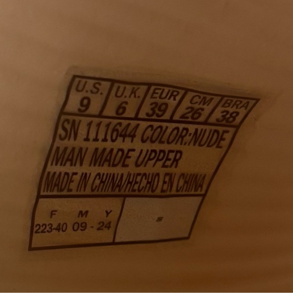 Skechers Arch Fit Nude Blush Floral Slide Sandals Women’s Size 9 Comfort - Picture 6 of 12